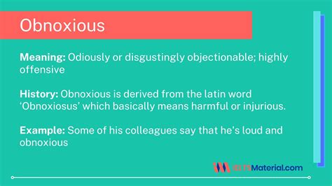 obnoxious meaning|examples of obnoxious behavior.